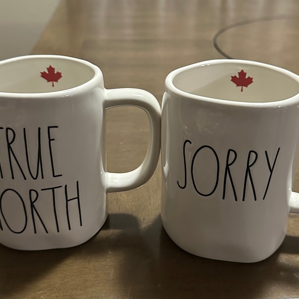 Rae Dunn Canadian mug set